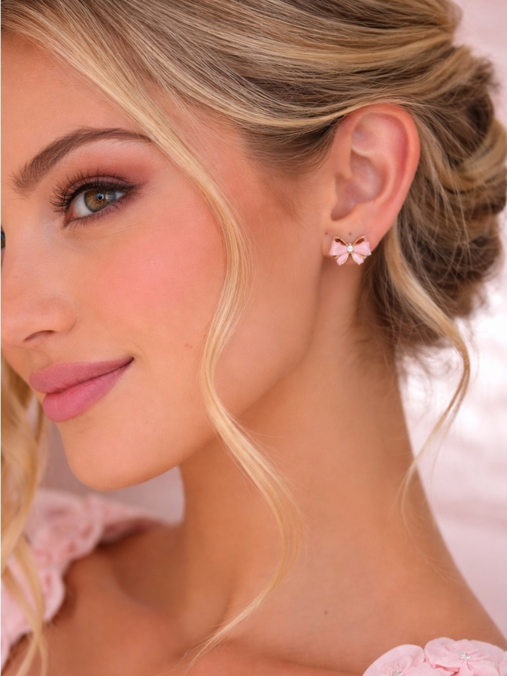 Kendra Scott x LoveShackFancy bow earrings